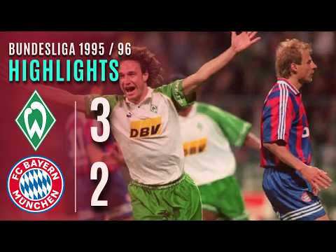 Werder Bremen vs Bayern München | Das Comeback, das Bayern den Titel kostete | Bundesliga 95/96