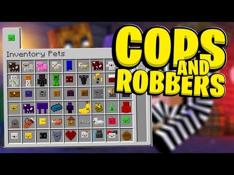 *Inventory Pets Mod* Minecraft Cops And Robbers - Minecraft Modded Minigame | JeromeASF