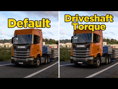 Driveshaft Torque vs Default - ETS2 1.46 Open Beta