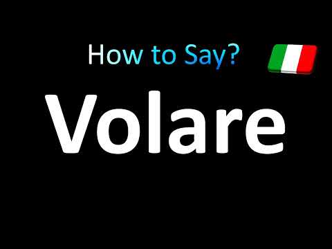 How to Pronounce Volare