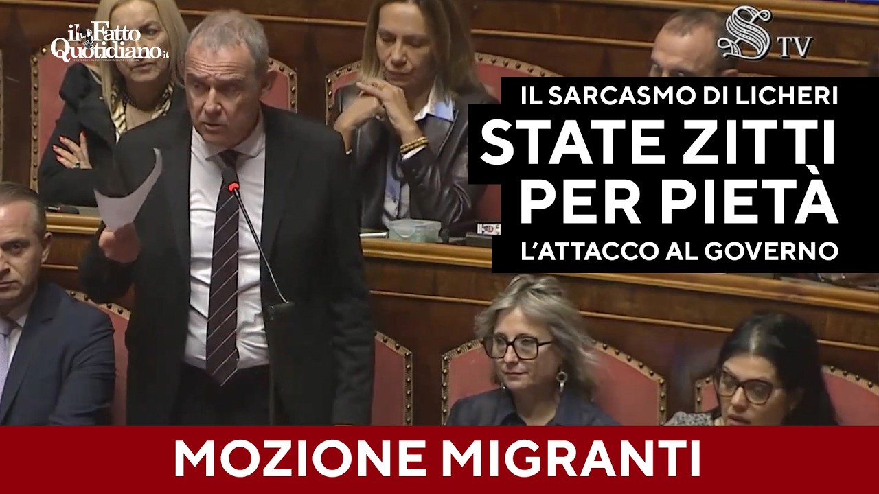 Licheri senza pietà: “Siete dei falliti. Avete riportato un trafficante in Libia sul volo di Stato”