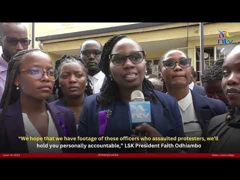 'We’ll hold you personally accountable', LSK president tells rogue police officers