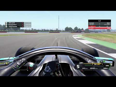 F1 2020 - Silverstone, Britain. Hot lap & setup