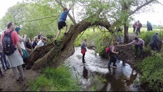 preview picture of video 'Beating the Bounds Beaumaris Part 3 of 3: getting wet around Llangoed'
