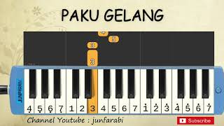 Download lagu not pianika gelang sipaku gelang - lagu daerah - belajar pianika not angka mp3