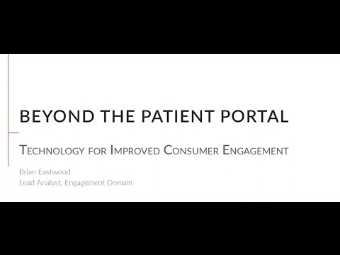Beyond the Portal: Technology for Improved Consumer Engagement
