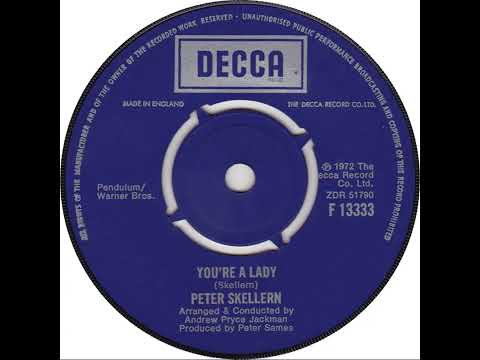 UK New Entry 1972 (182) Peter Skellern - You're A Lady