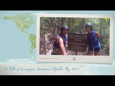 Chris Hughes Visiting The 27 Falls of Damajagua - Dominican Republic Video