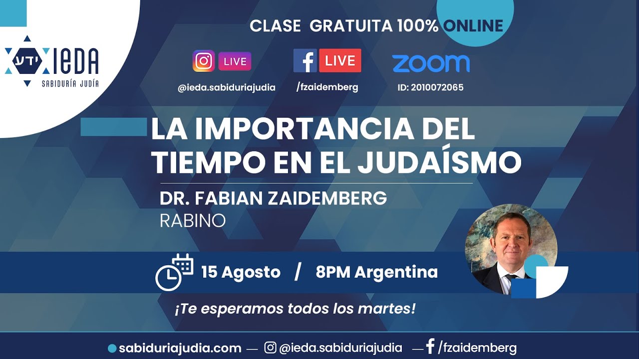 LA IMPORTANCIA DEL TIEMPO EN EL JUDAISMO