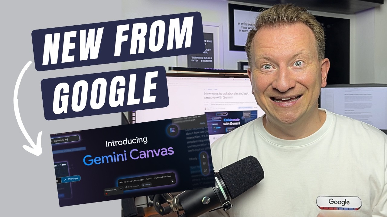 Gemini Canvas: How to Get Started with Gemini Canvas (Free)