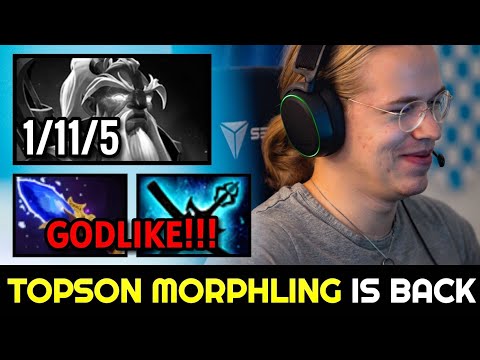 TOPSON MORPHLING is back — Destroyed Enemies with Scepter Build Dota 2