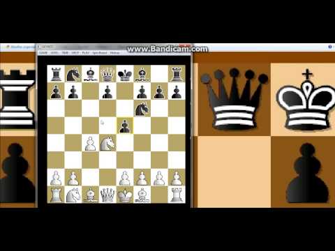 Trostruki napad šahovska taktika u Benonijevoj odbrani # 143 sah i mat