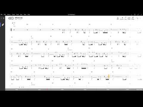 What's up ( Non blondes ) ,Tablatura e base Senza Basso - Backing bass track