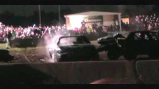 preview picture of video 'Part 2 Richmond Fair Demo Derby 2010 6 Cylinder Heat'