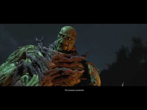 Injustice 2 - Chapter 2 The Girl Who Laughs: Swamp Thing Emerges "This Swamp Is Protected" Cutscene