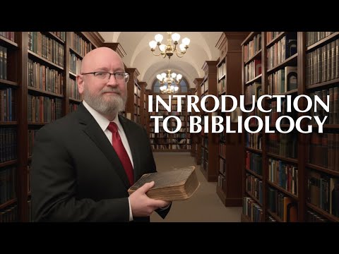 Introduction To Bibliology - Lesson 1