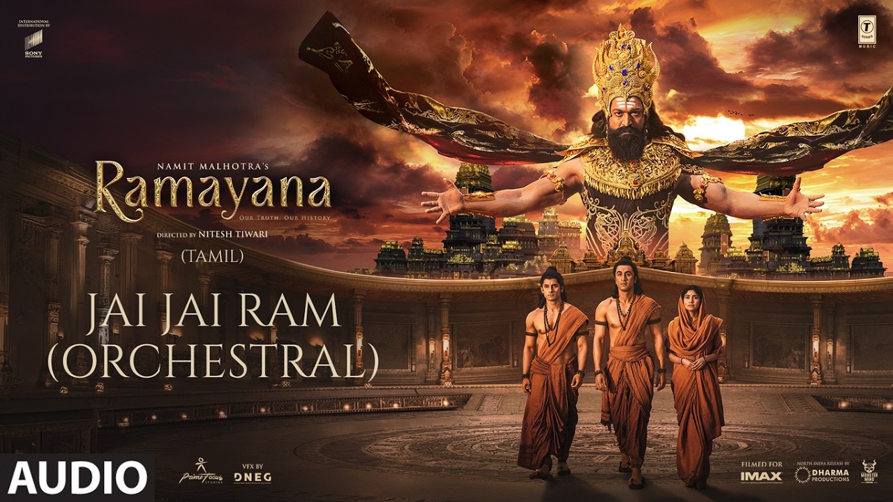 Jai Jai Ram (Orchestral) Audio | Ramayana | Namit M | Nitesh | Ranbir,Sai | Hans Zimmer,AR Rahman