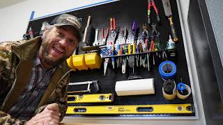 DIY Pegboard and French Cleat Tool Organizing Project