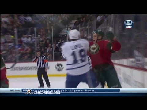 Joffrey Lupul vs Charlie Coyle Nov 13, 2013