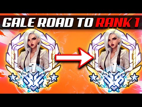 Gale Rank 7 Carry Ashe gameplay - Overwatch Season 35 Top 500