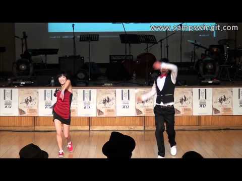KLHC2012 Lindy Hop Showcase - 이안 & 이슬 (Taehyun Ian Kim & Yoojin Easl Park)