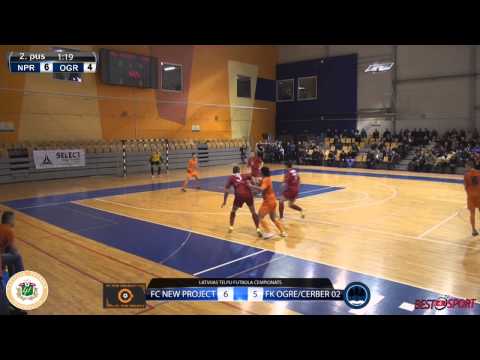 FC New Project - FK Ogre/Cerber02 (6:5) vārtu guvumi (01.12.2013)