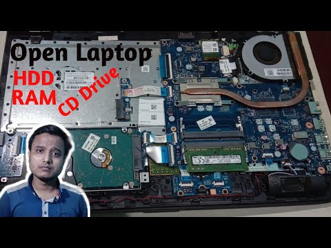 How to open hp laptop back panel | Hp any midrange laptop ...