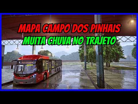 🔴Gameplay Proton Bus Simulator Com Mod Scania K310 | Mapa Campo dos Pinhais | Linha 111 | PBSU