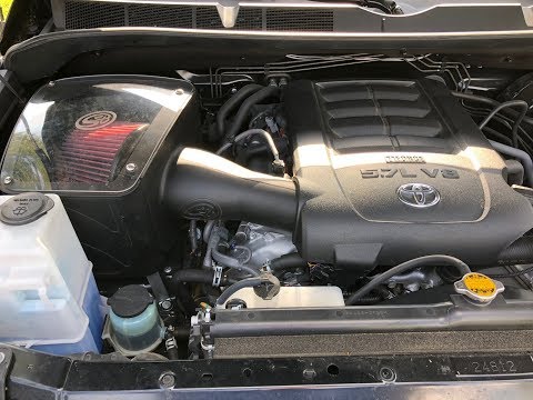 Tundra S&B Cold Air Intake Plug install