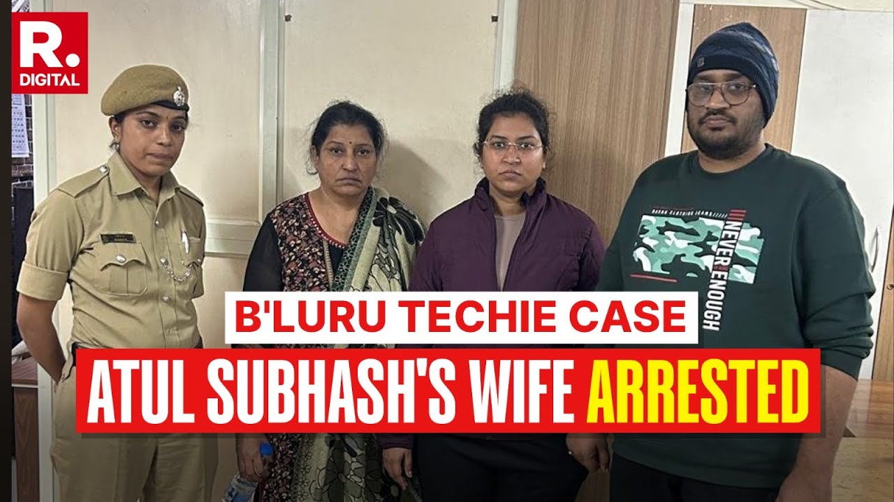 BREAKING: Bengaluru Techie Atul Subhash’s Wife Nikita Singhania Arrested From Gurugram