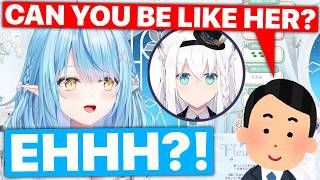 Lamy Was Asked To Be Like Fubuki (Yukihana Lamy / Hololive) [Eng Subs]