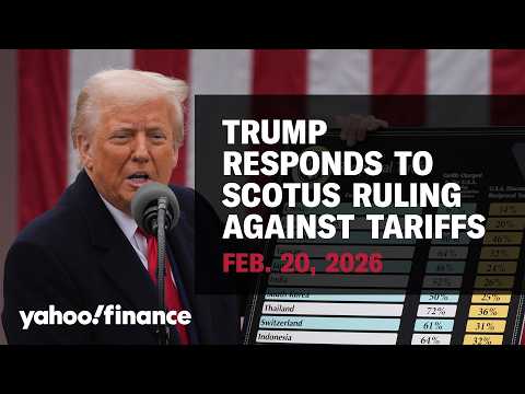 LIVE: Trump holds a news conference after the Supreme Court rules against global tariffs