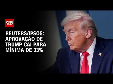 Aprovação de Trump cai ao menor nível do segundo mandato, aponta Reuters/Ipsos | CNN 360°