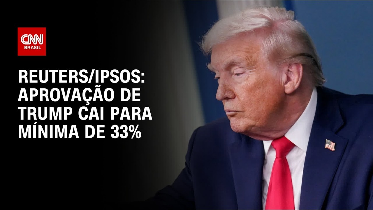 Aprovação de Trump cai ao menor nível do segundo mandato, aponta Reuters/Ipsos | CNN 360°