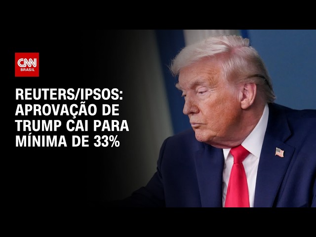 Aprovação de Trump cai ao menor nível do segundo mandato, aponta Reuters/Ipsos | CNN 360°