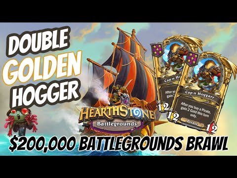 DOUBLE GOLDEN HOGGER?! Round 1 of The Battlegrounds Brawl