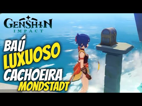 Genshin Impact | Baú luxuoso cachoeira Mondstadt - Gameplay sem comentários PS5
