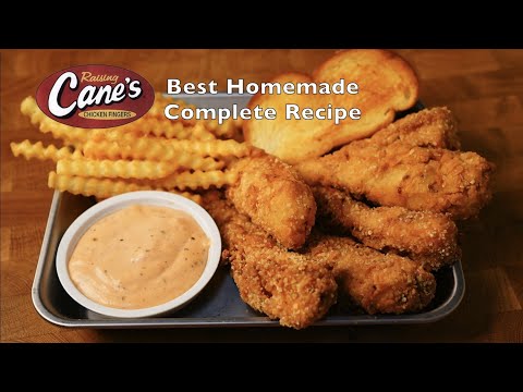 Raising Cane's Chicken Tenders : Best Homemade Complete Recipe by Essence Cuisine