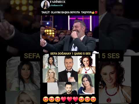 SEFA DOĞANAY'DAN MUHTEŞEM TAKLİTLER😂 KOMIK #komikvideolar #şarkılarbizisöyler #sefadoganay