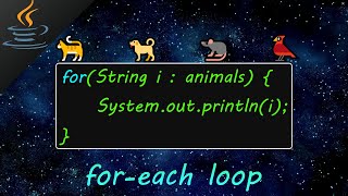 java for-each loop 🔃