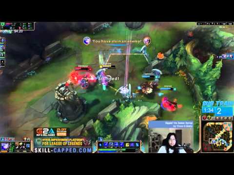 Imaqtpie as Ashe / Braum vs Miss Fortune / Thresh Bot - S5 Ranked Challenger Gameplay: Patch 5.9