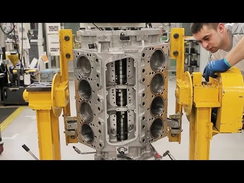 Bentley Factory V8 Engine Production Video