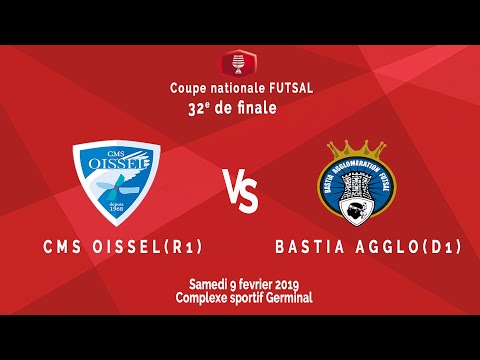 32e de finale Coupe nationale futsal CMS Oissel / Bastia Agglo (1-6)