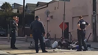 Tensions Flare between Homeless Man and Venice Locals until Police & Daisy arrive to Heal the Drama