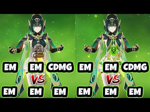 Nefer Elemental Mastery Circlet VS CRIT Damage Circlet | F2P & Signature Weapon Comparison