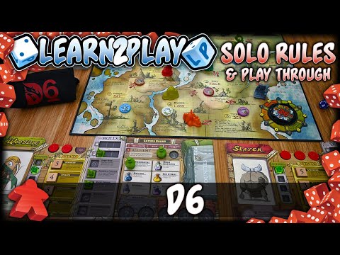 Learn To Play Solo Rules And Play Through For D6