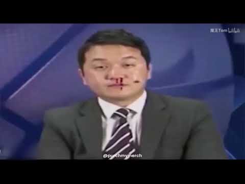Korean reporter gets nosebleed LIVE on-air - NSFW 🔞 News Bloopers | ♛purchmymerch♛