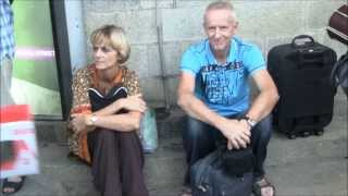 Waiting with friends at the corner