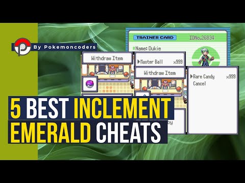 Pokemon Inclement Emerald Cheat Codes