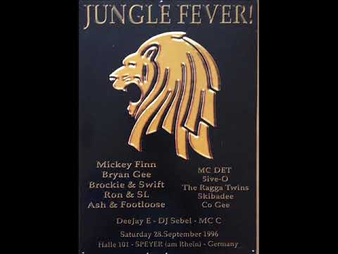 Bryan Gee ls Mc s Skibadee, The Ragga Twins & Det  @ Jungle Fever 16.09.1996 Halle101 Speyer